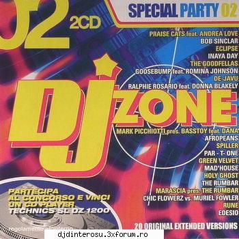dj zone - special party 02 

disc1 

01 - praise cats feat. andrea love - shined on me 
02